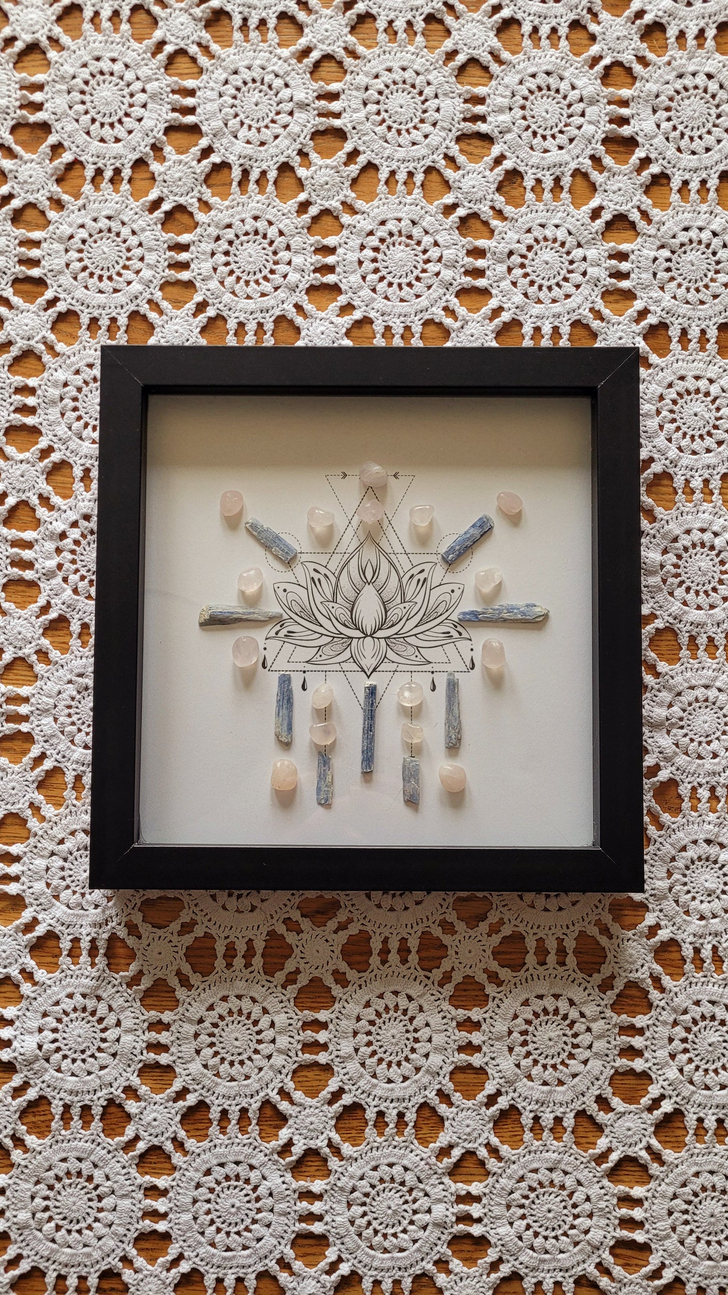 Positive Vibes Crystal Grid