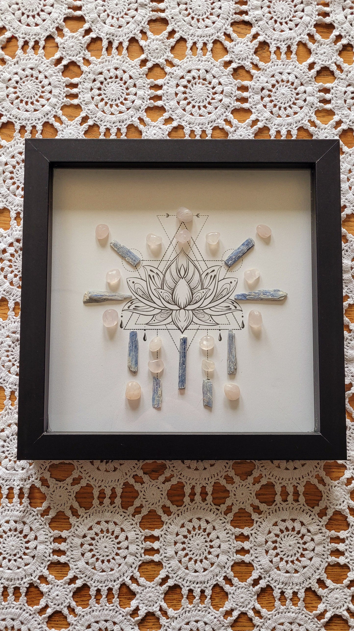Positive Vibes Crystal Grid