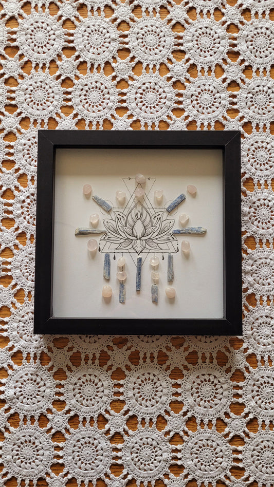 Positive Vibes Crystal Grid