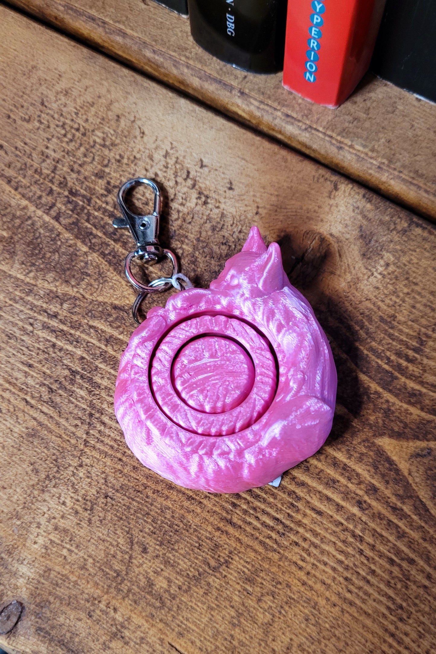 Cat Spinner Keychain