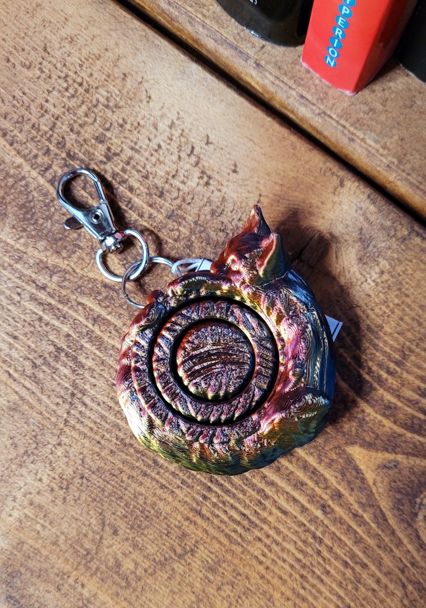 Cat Spinner Keychain
