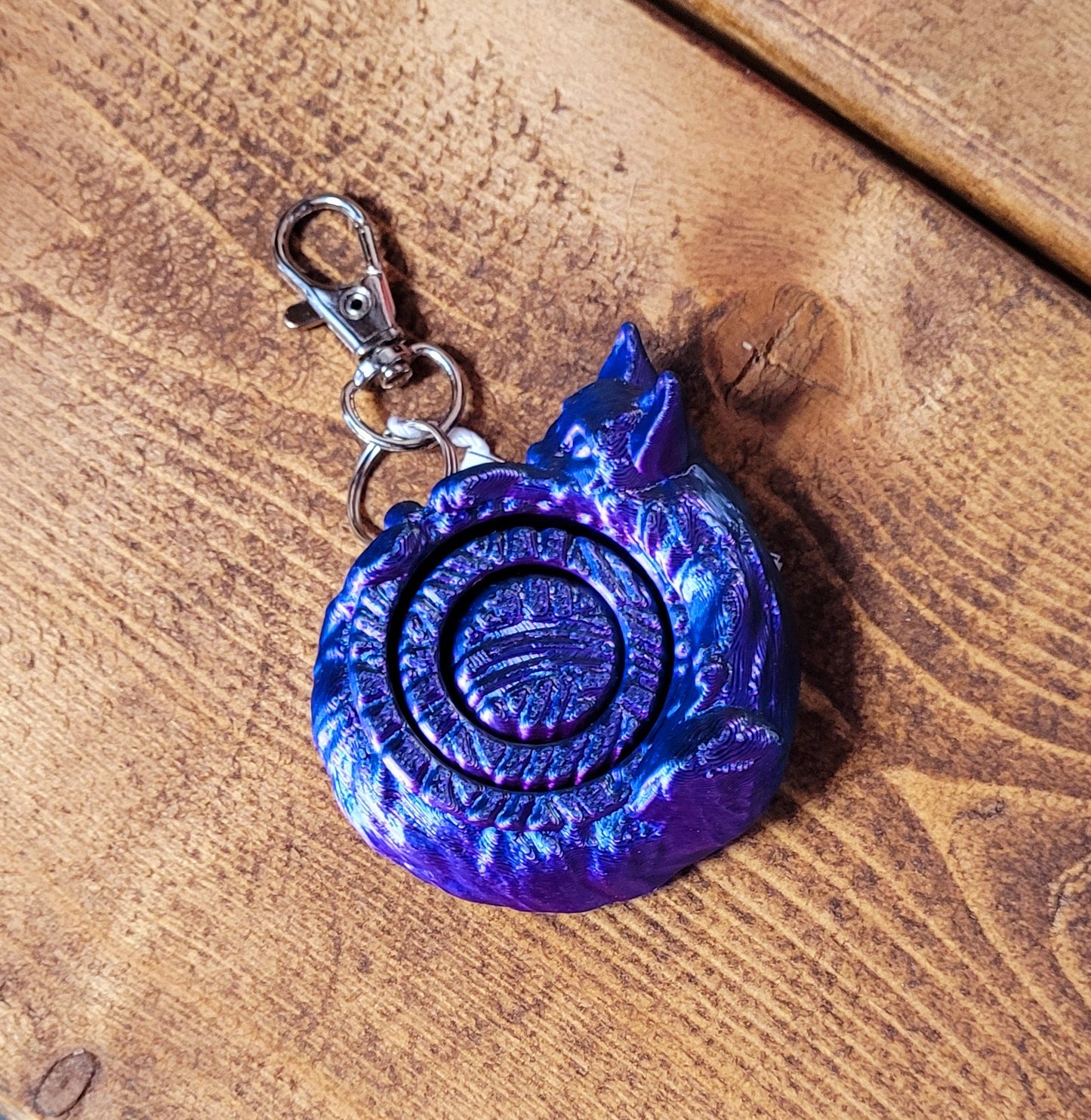 Cat Spinner Keychain