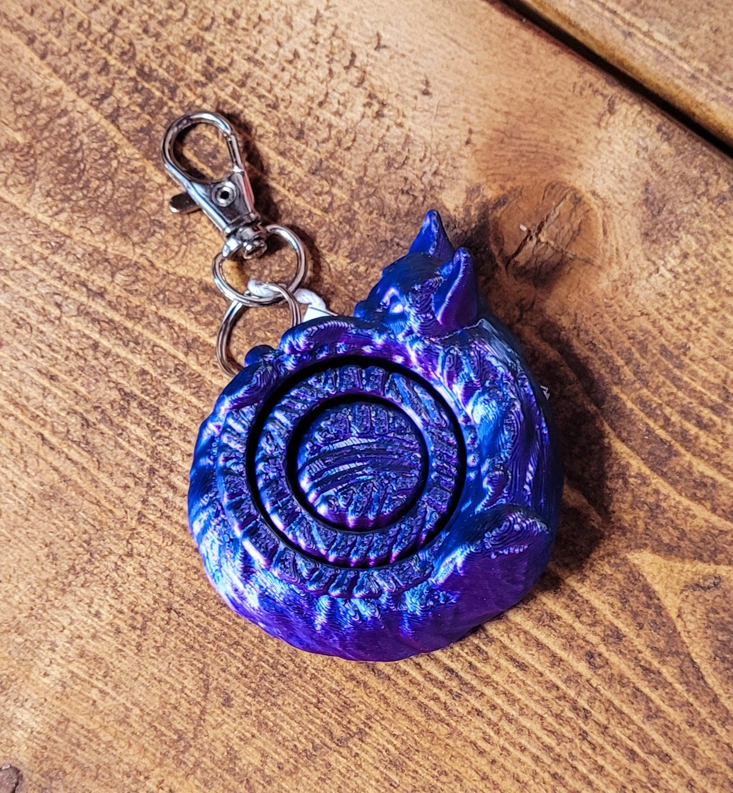 Cat Spinner Keychain