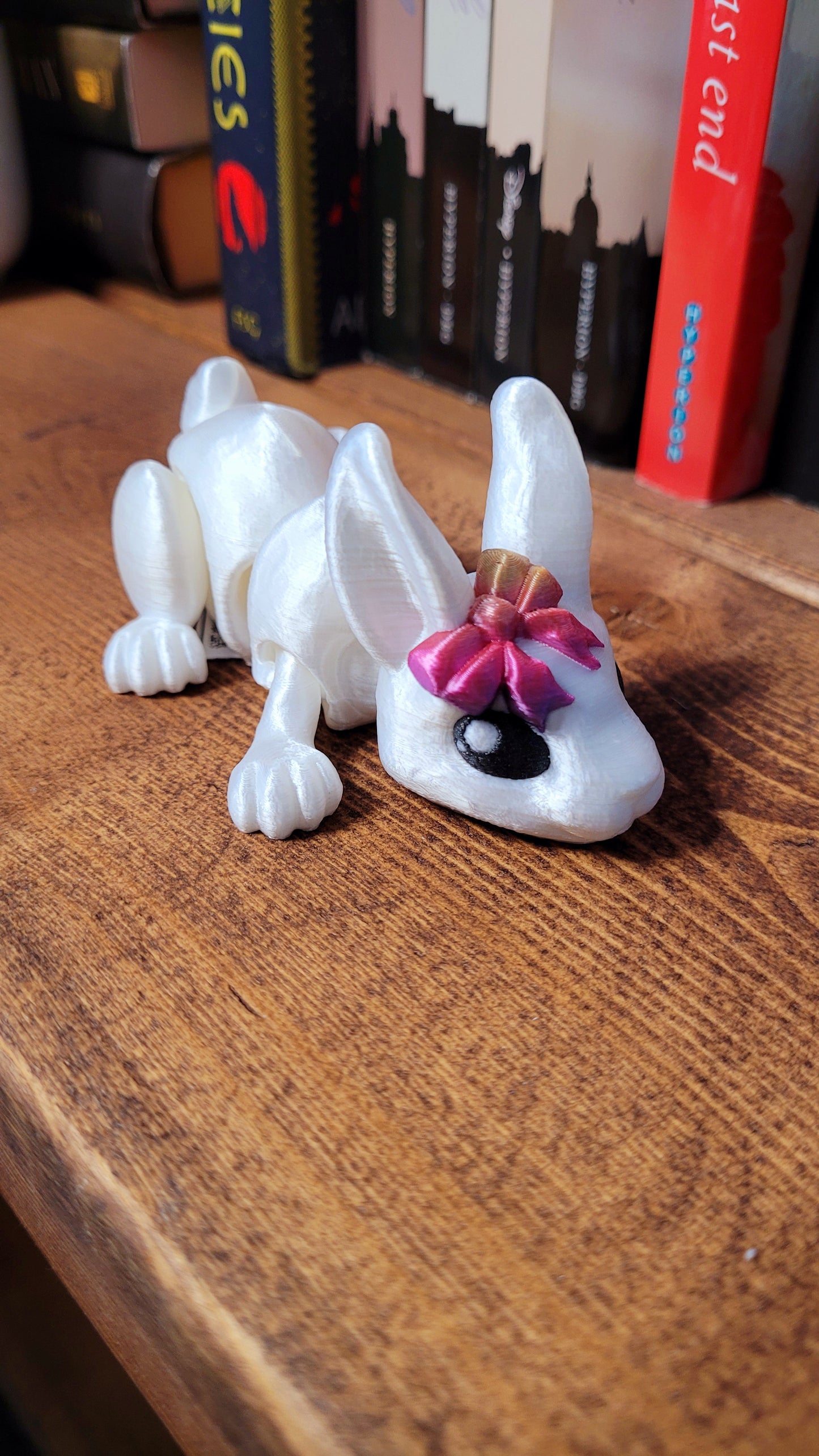 White Bunny with Bow