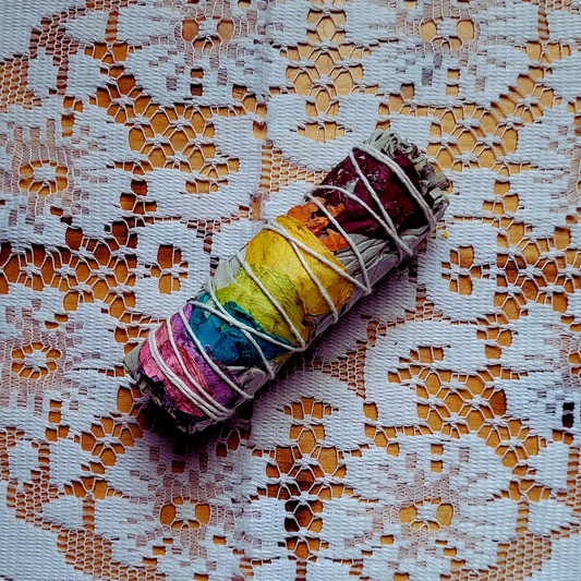 7 Chakra Rose White Sage Bundles (California)