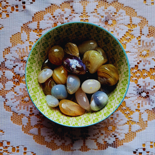 Natural Agate Tumbled Stone
